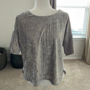 Banana Republic silver top